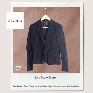Zara Navy Blazer